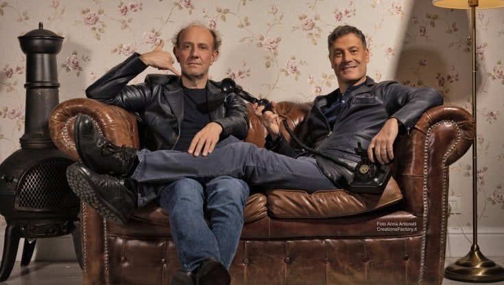 Ale e Franz, spettacolo al Lirico Gaber: "Natale in tre sul palco con Iacchetti per gag improvvisate"