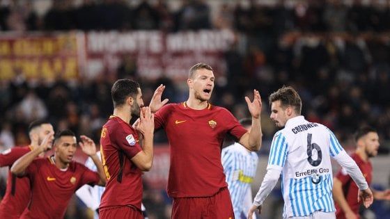 Le pagelle di Roma-Spal: Dzeko decisivo, bene Gomis