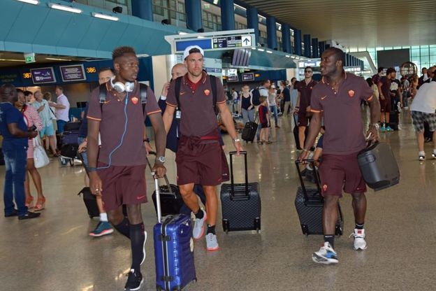 Roma partita per l'Australia, amichevoli con City e Real Madrid