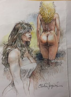 Il disegno in esclusiva per Repubblica Napoli