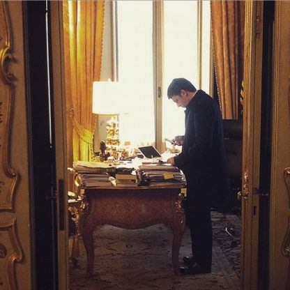 Renzi l'attesa e la gioia per Mattarella presidente: il fotoracconto