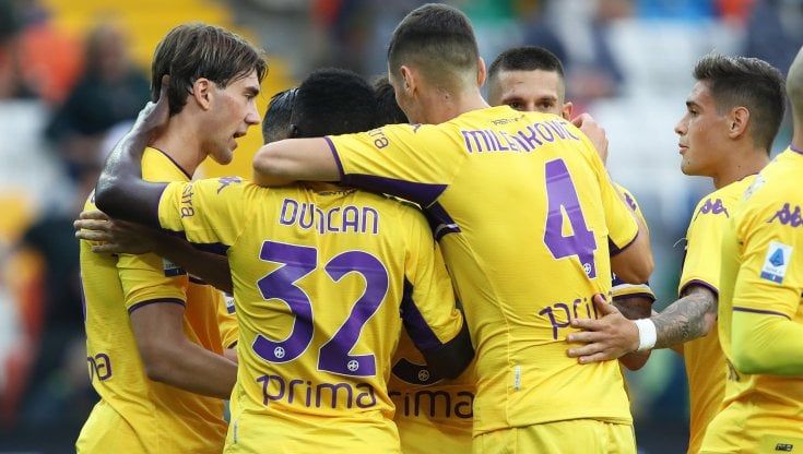 Udinese-Fiorentina 0-1: Vlahovic fa ripartire i viola