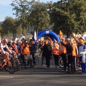 "Bici Roma Roar", la pedalata dei 5mila dall'Eur al lungomare di Ostia, cade un ciclista: non &egrave; grave