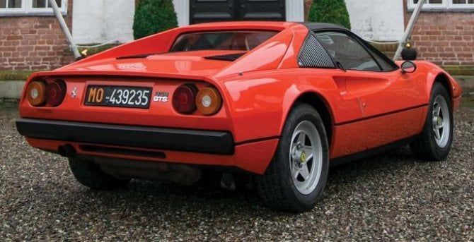 La Ferrari 308 GTS di Gilles Villeneuve