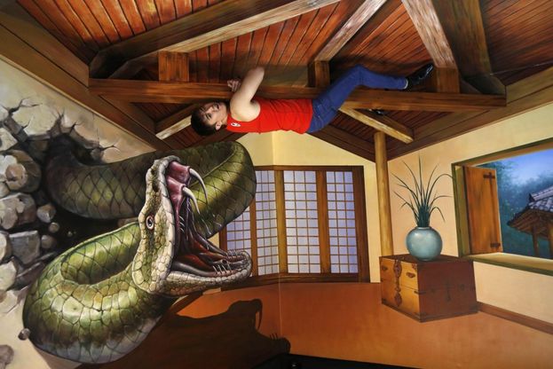 Singapore, entrate nelle opere d'arte in 3D