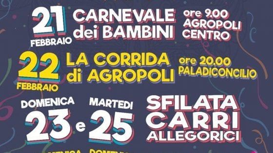  Al via la 49esima edizione del Carnevale di Agropoli