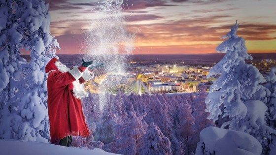 Per le feste con il vero Babbo Natale e le renne