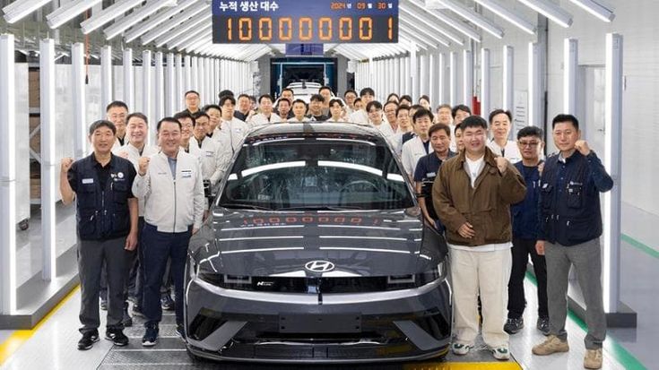 Hyundai festeggia il traguardo dei 100 milioni di veicoli prodotti