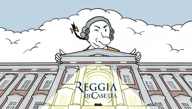 Reggia di Caserta, una rubrica a fumetti per rispondere a domande e curiosità dei visitatori del museo