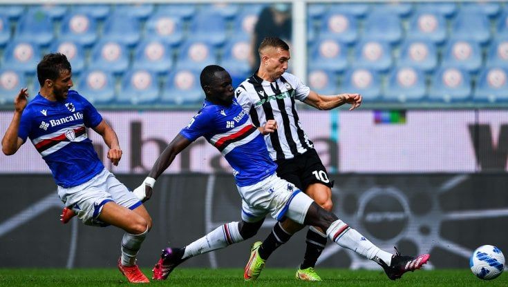 Sampdoria-Udinese 3-3, Forestieri nel finale riacciuffa i blucerchiati