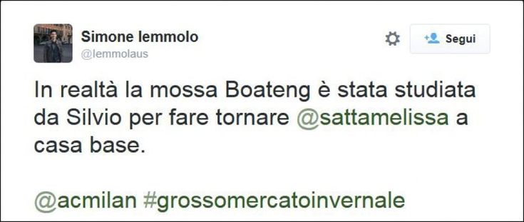 Il Milan riprende Boateng, Twitter si scatena: "Forse rivogliono Melissa Satta allo stadio"
