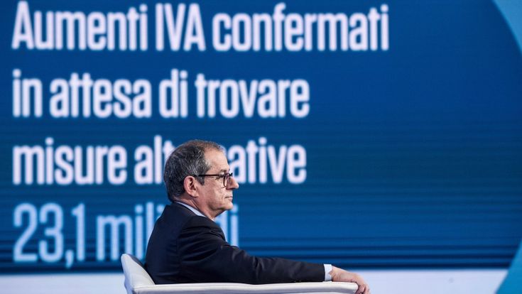 Iva, Tria non esclude i rincari. Lega e 5 Stelle: “Mai con noi”