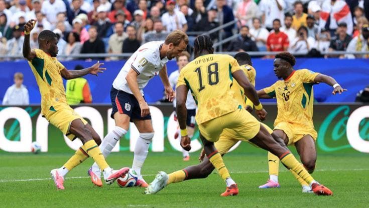Inghilterra, passo indietro: Kane resta a secco, 0-0 con il Ghana