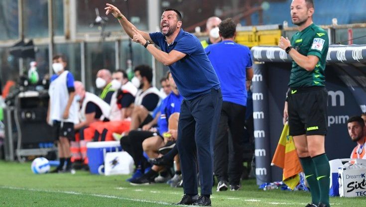 Sampdoria, D'Aversa: "Alla pari contro una squadra fortissima"