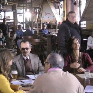 Rocco Papaleo e Laura Morante sul set di "Bob & Marys" il nuovo film di Francesco Prisco
