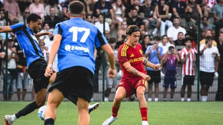 Dybala in forma campionato, ma la Roma si fa rimontare a Cannes: da 0-3 a 3-3