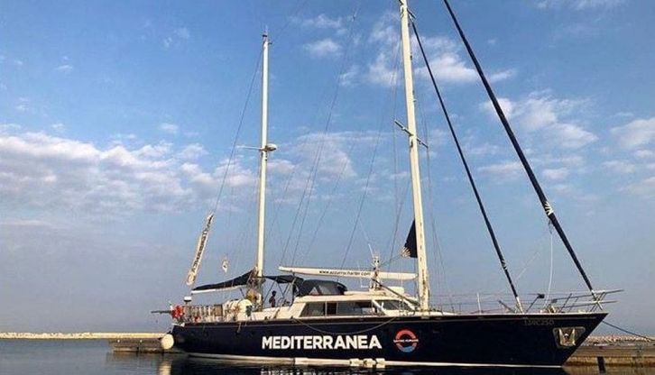 Una genovese a bordo per Mediterranea