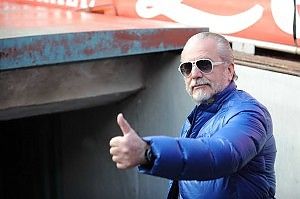 De Laurentiis: "Il Dortmund?<br />Una squadra che fa paura"