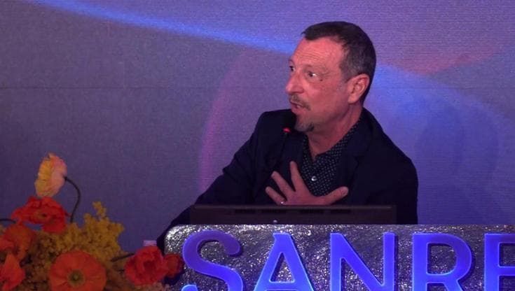 Amadeus: "Blanco ha sbagliato e ha chiesto scusa. Ma non me la sento di punirlo"