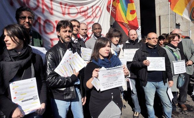I precari del Politecnico<br />occupano il rettorato