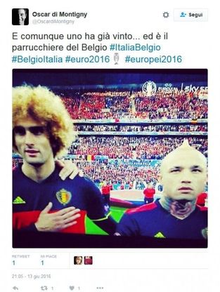 Belgio-Italia, i tweet imperdibili