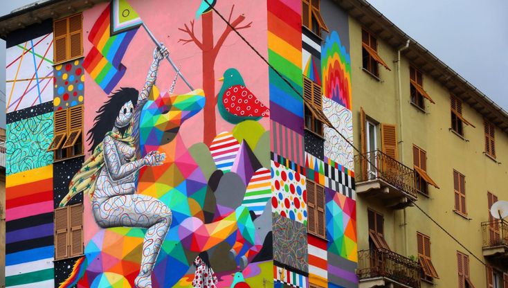 Nuovo murale a Certosa firmato da Okuda San Miguel