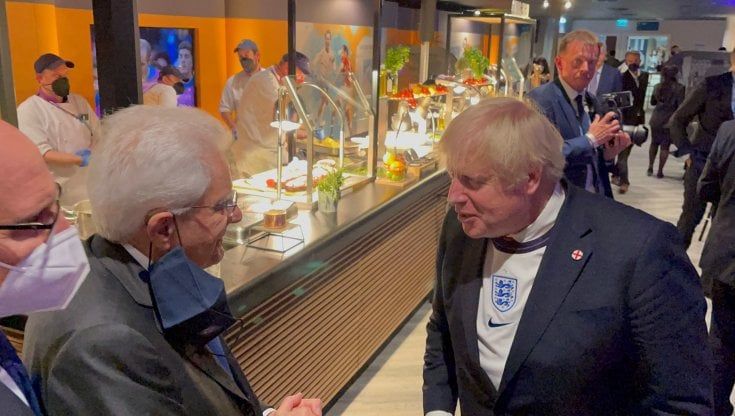Mattarella a Wembley, con Boris Johnson e Berrettini