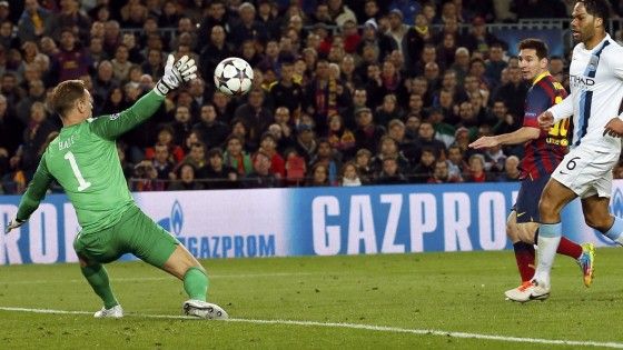 Champions, Bar&ccedil;a-Manchester City 2-1: Messi trascina i catalani ai quarti