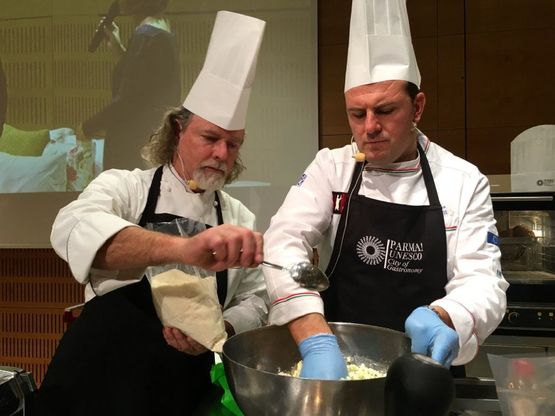 Gastronomia parmigiana in trasferta ad Alba