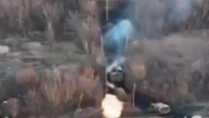 Ucraina, il duello fra tank "stile far west"