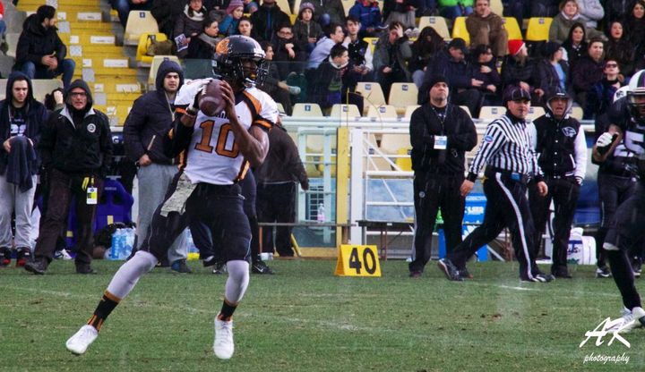 Il football americano made in Italy nello stadio del calcio, al Tardini di Parma