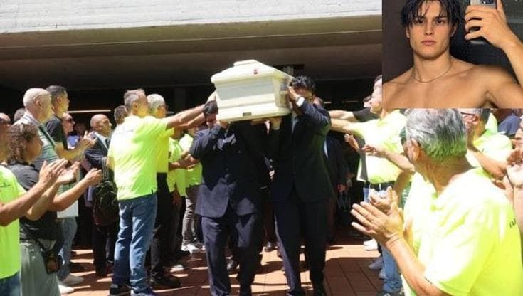 In 500 al funerale di Edoardo Varvarito, l’ultimo saluto: “Sei e sarai sempre la nostra luce”