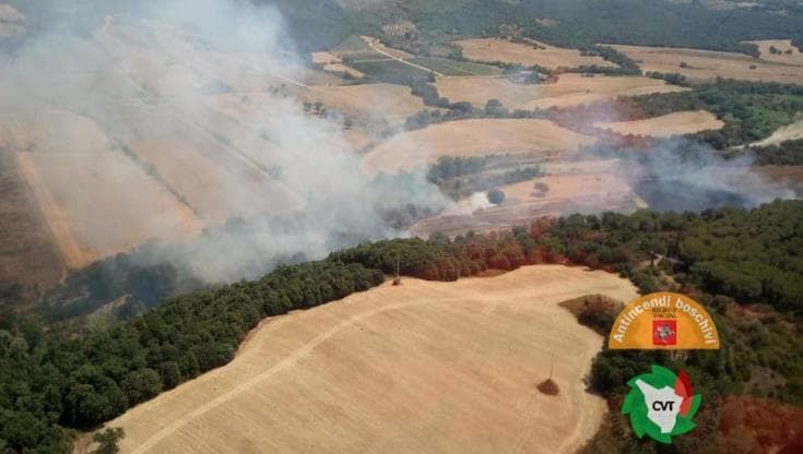 Roghi a Massa Marittima e ad Anghiari, attenzione alta per meteo e siccità prolungata