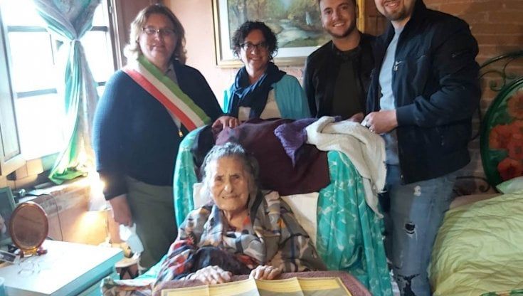Vota in casa a 105 anni a Santa Maria a Monte nel pisano