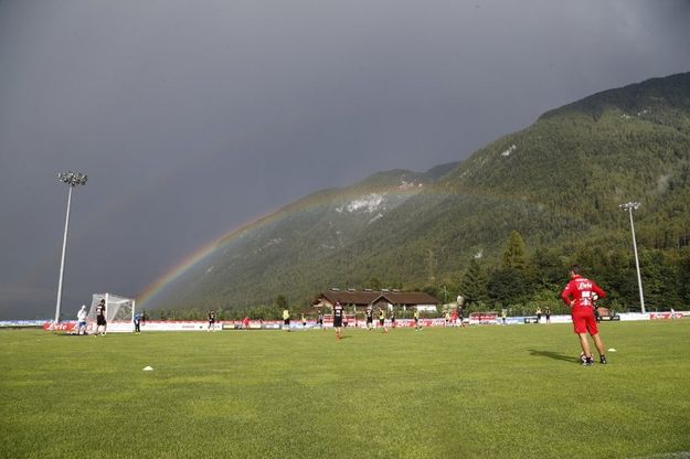 Arcobaleno sul Napoli