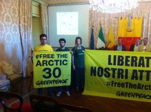 Incontro sindaco-Greenpeace,<br />appello per Cristian D'Alessandro