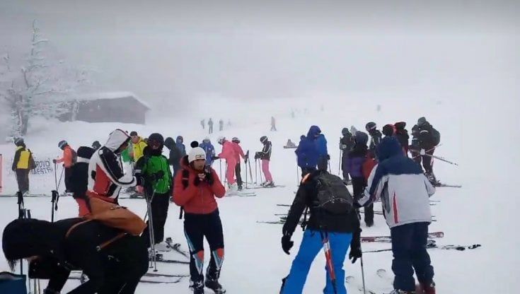 Potenza, impianti sciistici aperti a Sellata ma con diversi disagi 