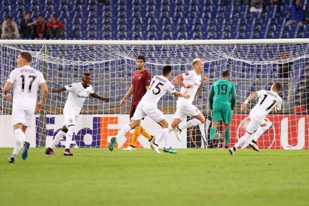 Roma-Austria Vienna, il film della partita