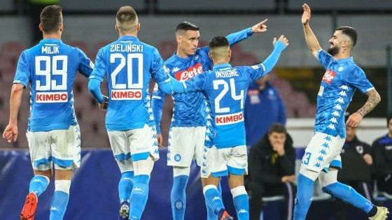 Napoli-Sampdoria 3-0: Milik, Insigne e Verdi rilanciano gli azzurri