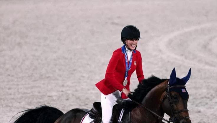 Tokyo 2020, equitazione: argento per Jessica Springsteen, la figlia del 'Boss' che ha trovato l'amore in Italia