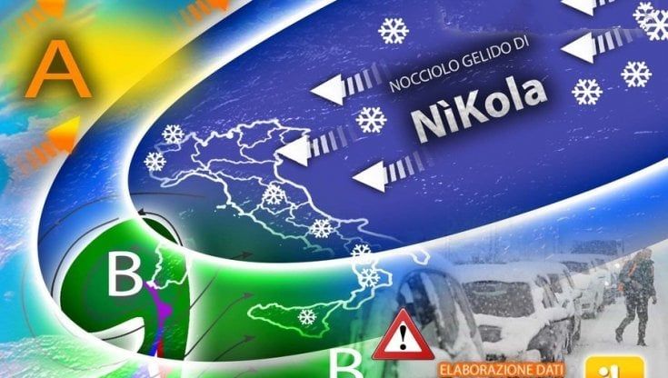 Previsioni meteo: NiKola si abbatte sull'Italia e porta una settimana di gelo 