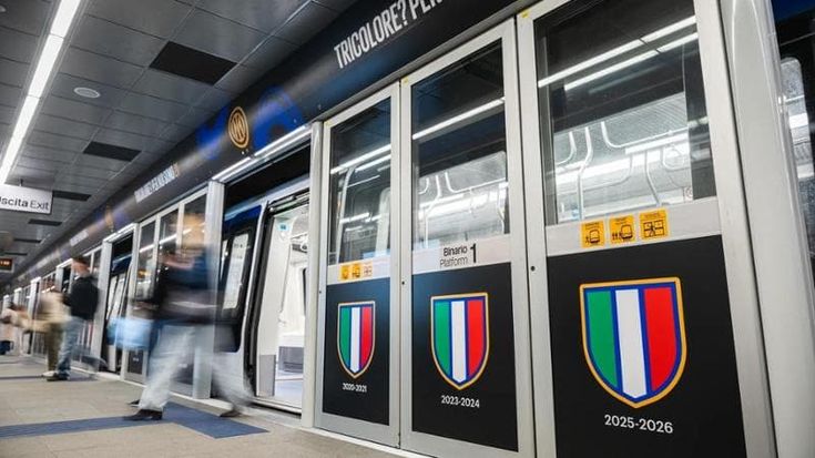 La fermata Tricolore nerazzurra e l’edicola Internazionale 21: l’omaggio dell’Inter a Milano