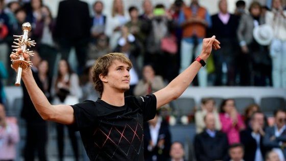 Tennis, Atp Madrid: Thiem battuto, il titolo va a Zverev