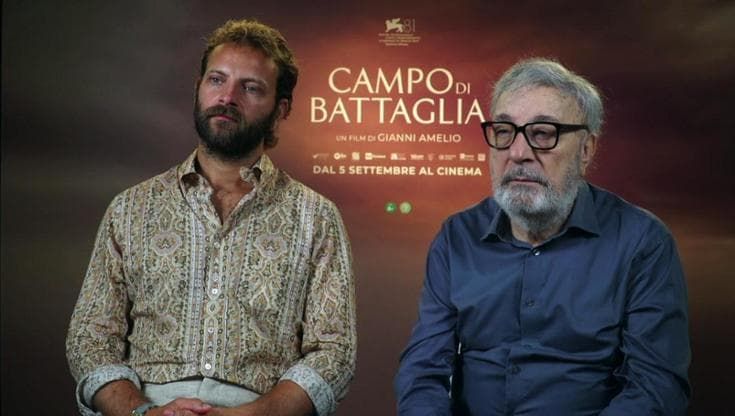 Alessandro Borghi, alla Mostra con  "Campo di battaglia" di Gianni Amelio:  "A mio figlio insegnerò che tutti possiamo fare qualcosa contro la guerra"