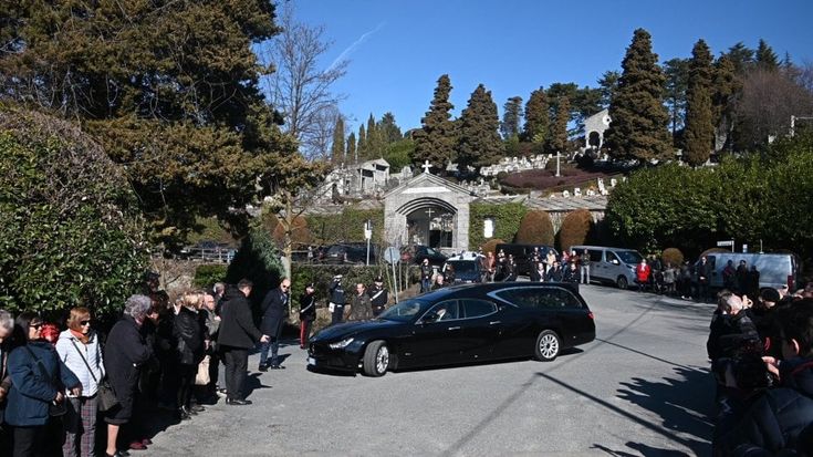 Il funerale di Marella Agnelli 