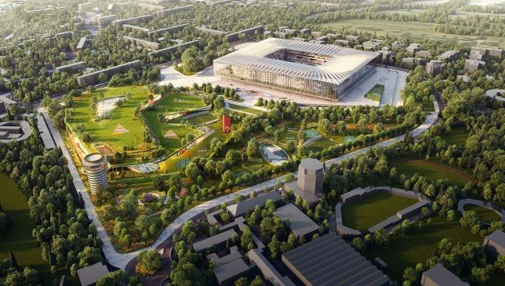 Milano corre, Roma litiga. L'eterno duello ora è sullo stadio