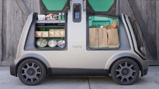 Nuro, l'auto a guida autonoma senza sedili