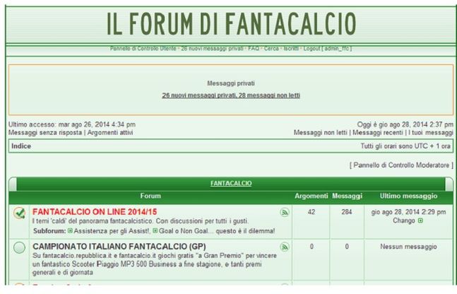 Il Forum: un enorme ''Bar Sport'' aperto 24 ore su 24
