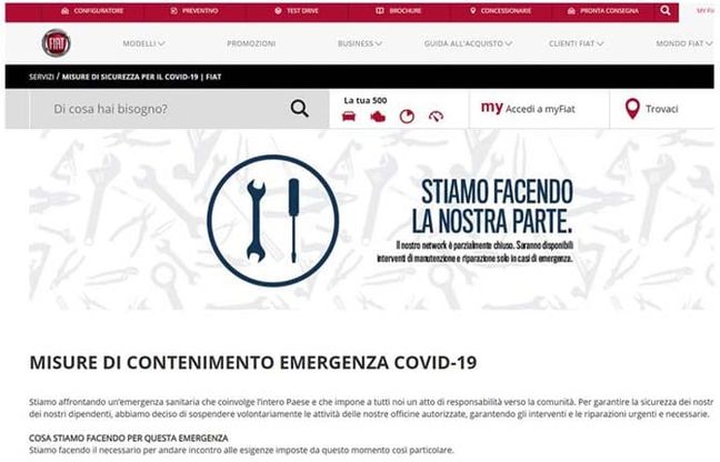 Emergenza Covid-19, Mopar in azione