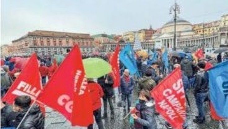Cgil Campania, venerdì in piazza "Manovra sbagliata penalizza il Sud"